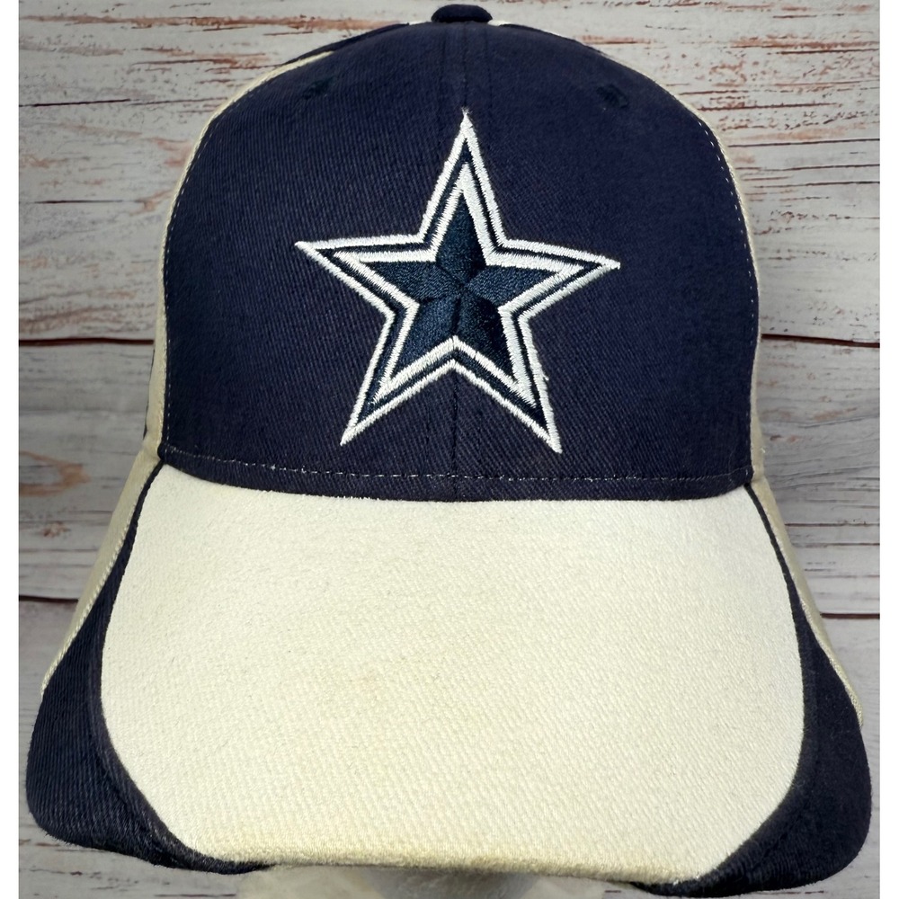 Dallas Cowboys NFL Hat Navy White Grey Star Logo Adjustable Baseball Cap